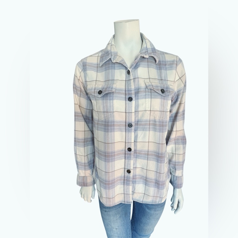 TILLEY Plaid Flannel Button-Up Shirt